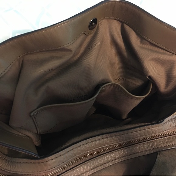 Coach Edie 42 Suede and Pebble Leather Bag - Picture 7 of 15